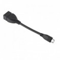 Micro USB OTG masculino para USB conversor Cabo 2,0 feminino para tablet ou celular