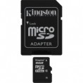 Compre um Kingston MicroSDHC de 16GB Classe 10 cartão de memória com adaptador SD e ganhe um lindo micro leitor de cartão!